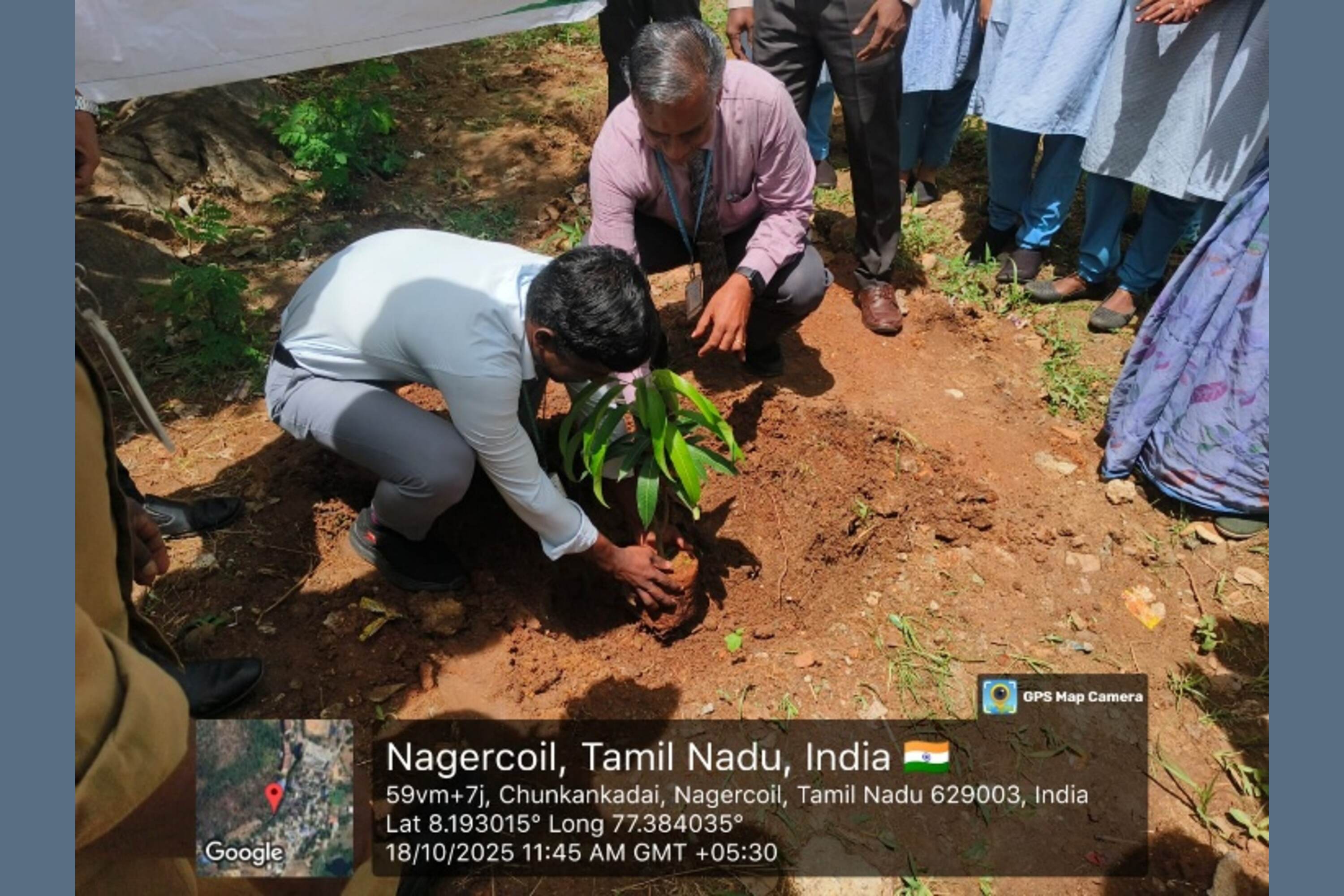 Tree Plantation at Near the Indoor Stadium, SXCCE
